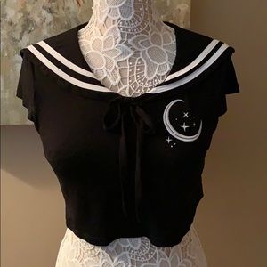 Killstar Sailor Crop Top ⚡️final markdown⚡️
